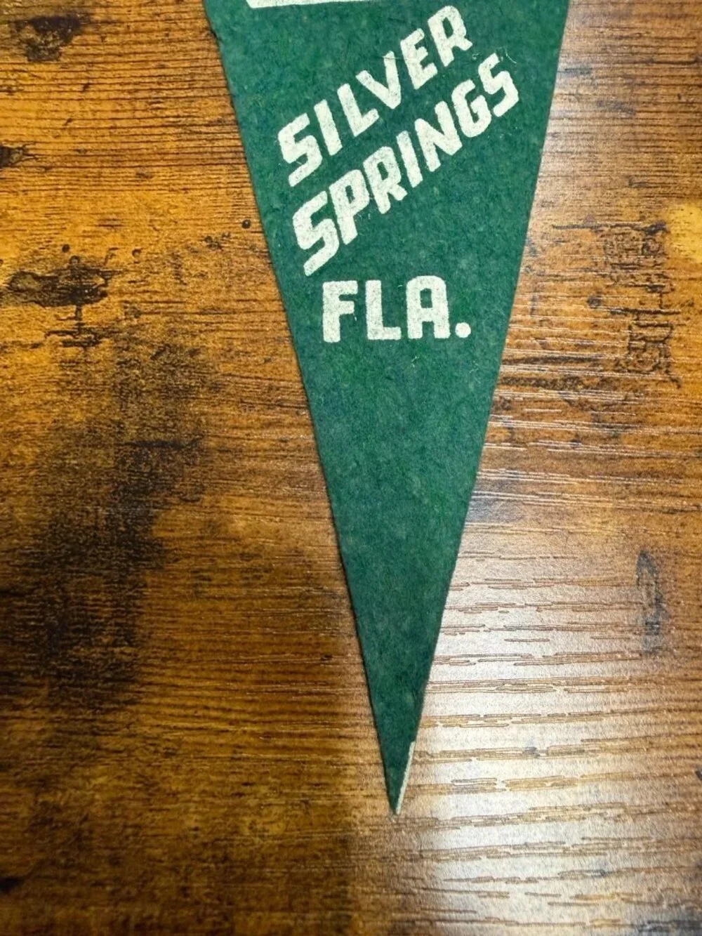 Vintage Silver Springs, Fla mini pennant